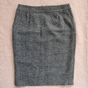 Grace Elements Tweed Wool Pencil Skirt